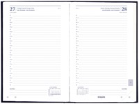Agenda 2025 Saturnus kort 1 dag / 1 pagina 13,3x20,8cm zwart-2