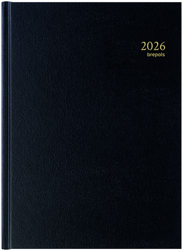 Agenda 2025 Bremax 2 A4 1 dag / 2 pagina's groepsagenda 21x29cm zwart