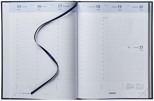 Agenda 2026 Brepols Timing Lima 7dagen/2pagina's zwart-2