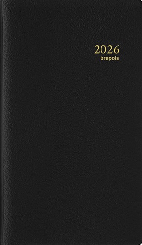 Agenda 2026 Brepols Breplan Genova 7dagen/1pagina zwart