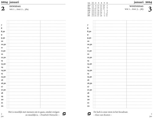 Agendavulling 2027 Succes Mini 1dag/1pagina-2
