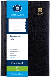 Agenda 2026 Ryam President Mundior 1dag/1pagina zwart