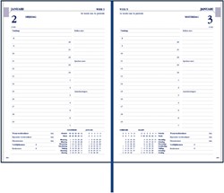 Agenda 2026 Ryam Twenty-four Mundior 1dag/1pagina blauw