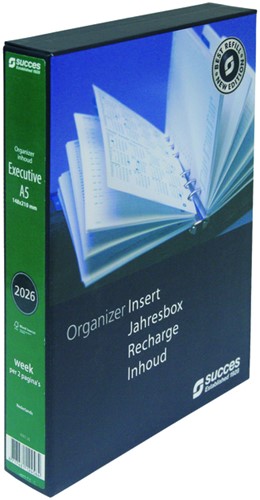 Agendavulling 2024 Succes Executive A5 7 dagen / 2 pagina's 14,8x21cm