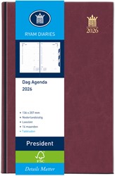 Agenda 2026 Ryam President 1dag/1pagina bordeaux