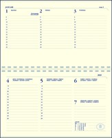 Agenda 2027 Ryam Compact Suprema 7dagen/2pagina's ringplastic zwart-2