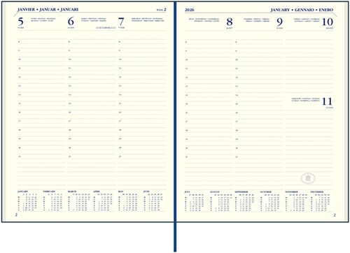Agenda 2027 Ryam Executive Mundior 7dagen/2pagina's zwart-2