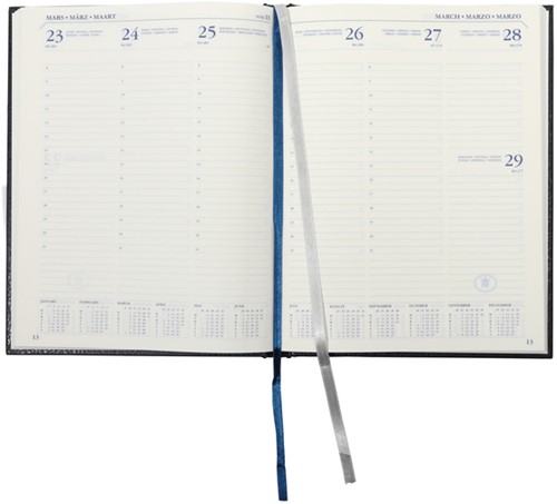 Schoolagenda 2026-2027 18mnd Ryam Executive Mundior 7dagen/2pagina's zwart-2