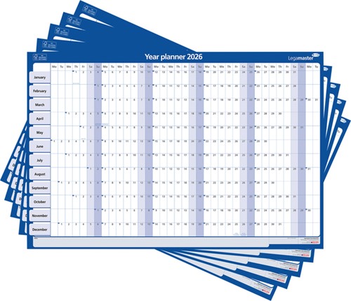 Jaarplanner 60x90cm horizontaal gelamineerd-3