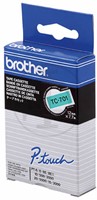 Brothertape TC-701 12mm zwart op groen