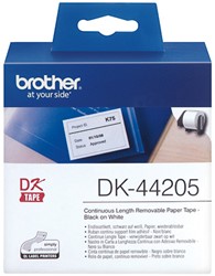 Etiket Brother  62mmx30,48m verwijderbaar DK-44205