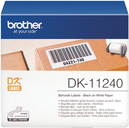 Etiket Brother 102mmx 51mm barcode label rol/600  DK-11240