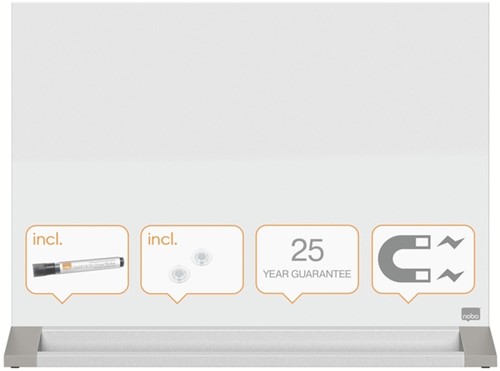 Desktop glasbord Nobo diamond-3