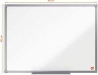 Viltstiftbord Nobo Classic staal  45x 30cm-4