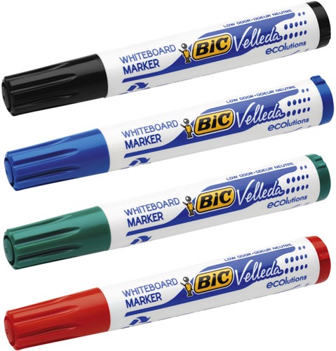 Whiteboardmarker Bic Velleda 1701 rond large groen-3