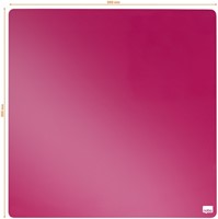 Viltstiftbord tegel Quartet 36x36cm roze gelakt-2