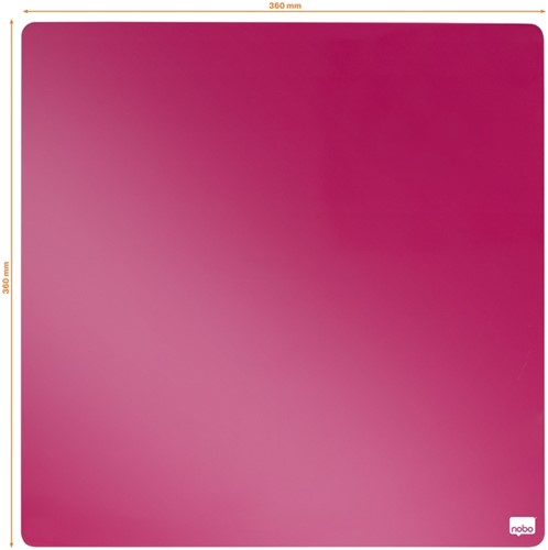 Viltstiftbord tegel Quartet 36x36cm roze gelakt-3