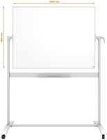 Kantelbord Nobo Classic 120x90cm gelakt staal, excl. montage-1