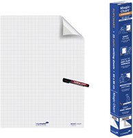 Magic-Chart Legamaster Whiteboard 60x80cm wit met ruit rol/25vel