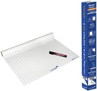 Magic-Chart Legamaster Whiteboard 60x80cm wit met ruit rol/25vel-3
