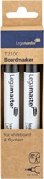 Whiteboardmarker Legamaster TZ 100 rond 1.5-3mm zwart blister à 2 stuks
