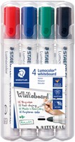 Viltstift Staedtler 351 whiteboard assorti pk/4