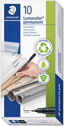 Viltstift Staedtler 318 F permanent zwart