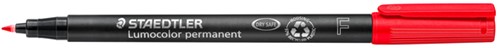 Viltstift Staedtler 318 F permanent rood