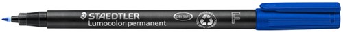 Viltstift Staedtler 318 F permanent blauw