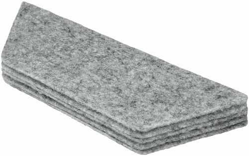 Navulling Nobo magnetische whiteboardwisser wit