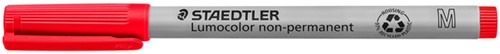Viltstift Staedtler 315 M OHP Lumo non permanent rood-2