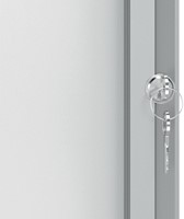 Vitrinekast Nobo draaideur voor binnen 6x A4 magnetisch-6