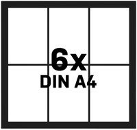 Vitrinekast Nobo draaideur voor buiten 6x A4 magnetisch-3