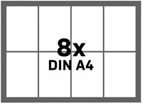 Vitrinekast Nobo draaideur voor binnen 8x A4 magnetisch-4
