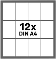 Vitrinekast Nobo draaideur voor buiten 12x A4 magnetisch-2