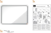 Vitrinekast Nobo draaideur voor buiten 12x A4 magnetisch-9