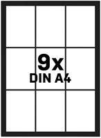 Vitrinekast Nobo draaideur voor binnen 9x A4 magnetisch-1