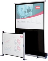Projectiescherm Nobo draagbaar 162x122cm vloermodel-5