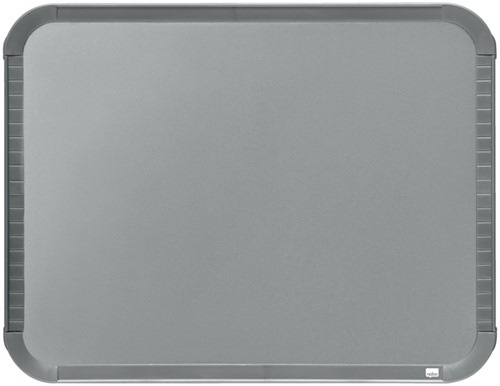 Viltstiftbord Nobo slimline  22x28cm zilver gelakt