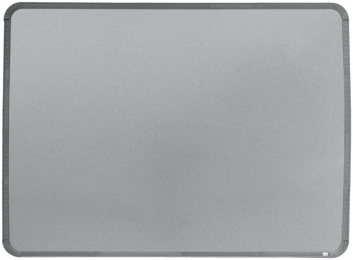 Viltstiftbord Nobo slimline 43x58cm zilver gelakt