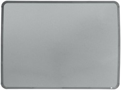 Viltstiftbord Nobo slimline 43x58cm zilver gelakt