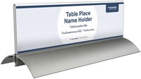 Tafelnaambord Europel 61x210mm acryl aluminium