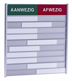 Aan-/afwezigheidsborden