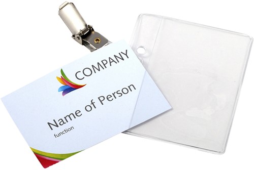 Badge 95x78mm Europel met clip -2
