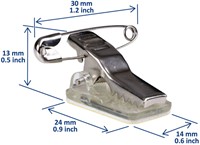 Badgeclip Europel met speld zelfklevend-1