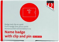 Badge 60X90mm Quantore clip+speld-2