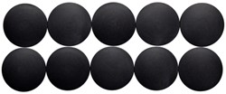 Magneet Maul Solid 38x15.5mm zwart pk/10