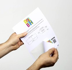 Durable zelfklevende bezoekersbadges