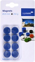 Magneet Legamaster 20mm 250gr blauw pk/8