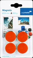 Magneet Legamaster 30mm 850gr rood pk/4